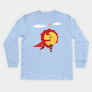 Friendly Dragon Kids Long Sleeve T-Shirt